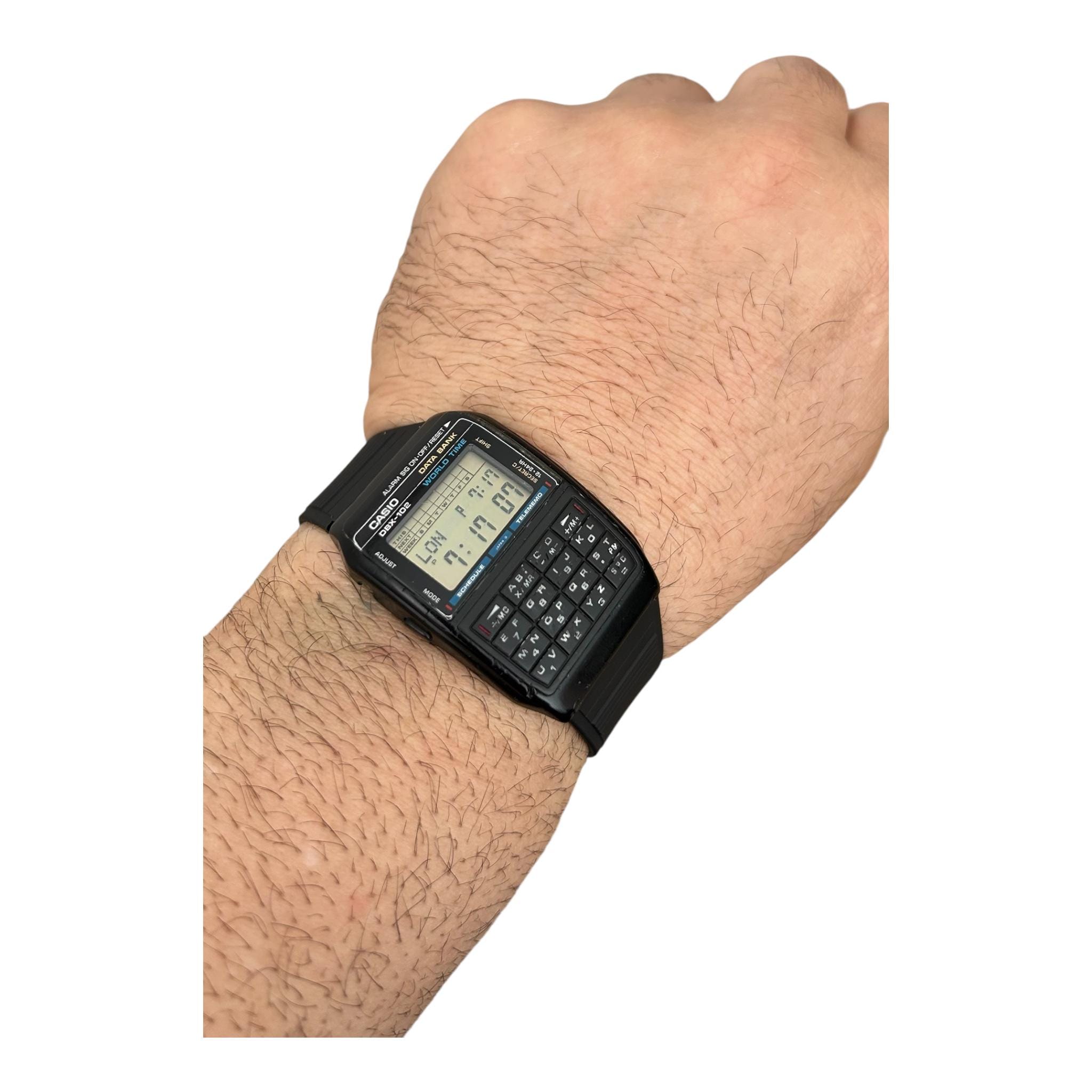 Vintage Casio DBX-102 Data Bank Calculator Watch, RARE - Etsy