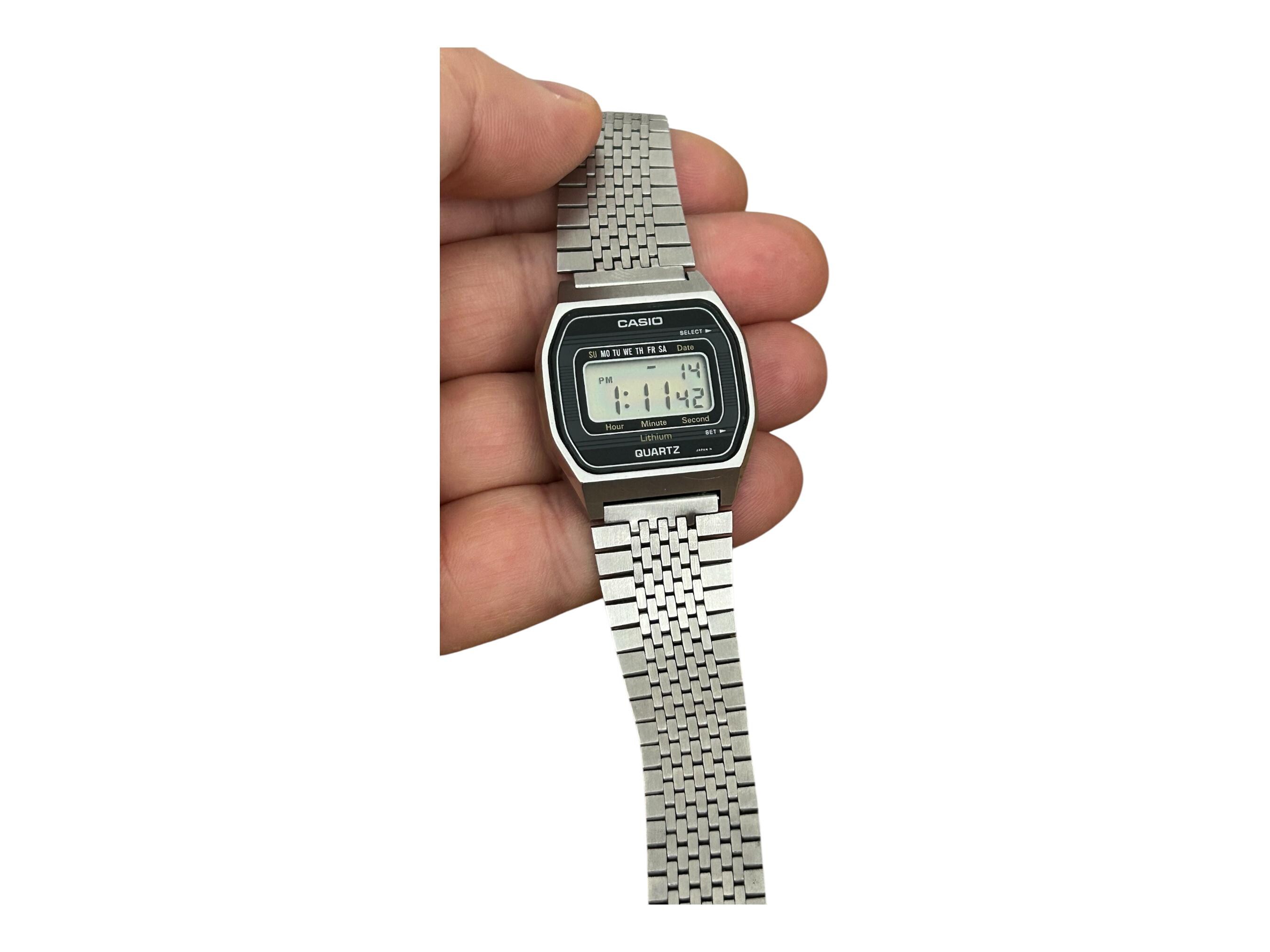 Vintage Lithium 1980s Casio B815 Module 155 Digital Watch Japan