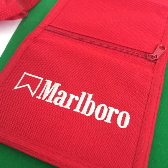 Vintage Set marlboro fanny pack and wallet/Credit… - image 10