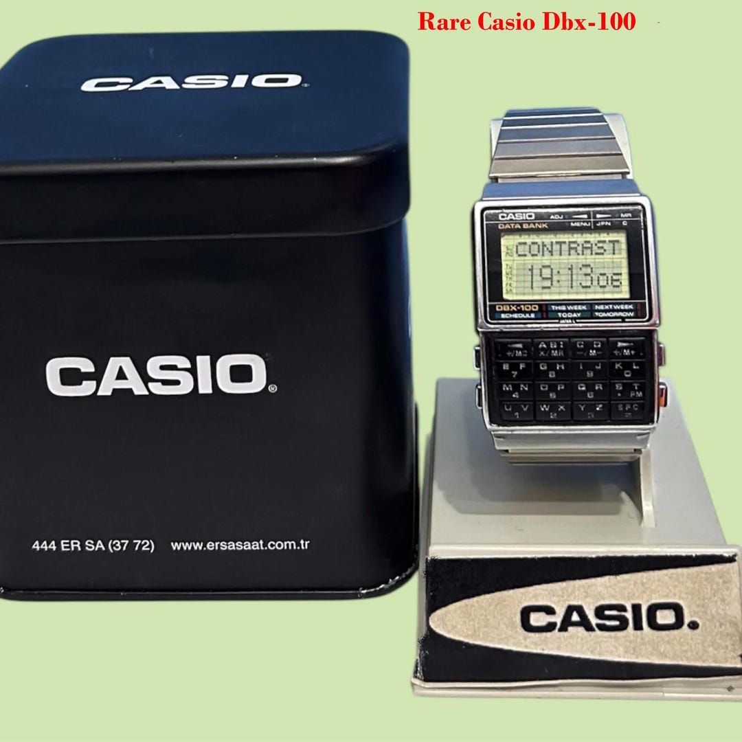 Retro Casio Calculator Watch DBX-100, Personalized Gifts