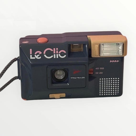 Vintage Le Clic Film Camera Flash Working Optique 38 Mm LENS Very