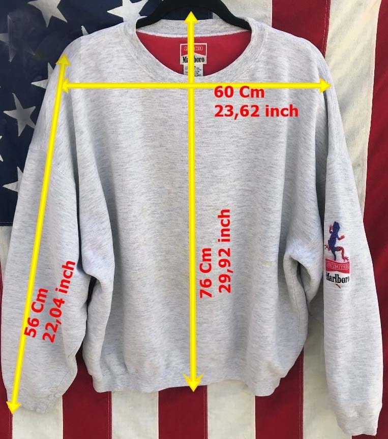 Vintage Marlboro Sweatshirt XLarge – dla dushy
