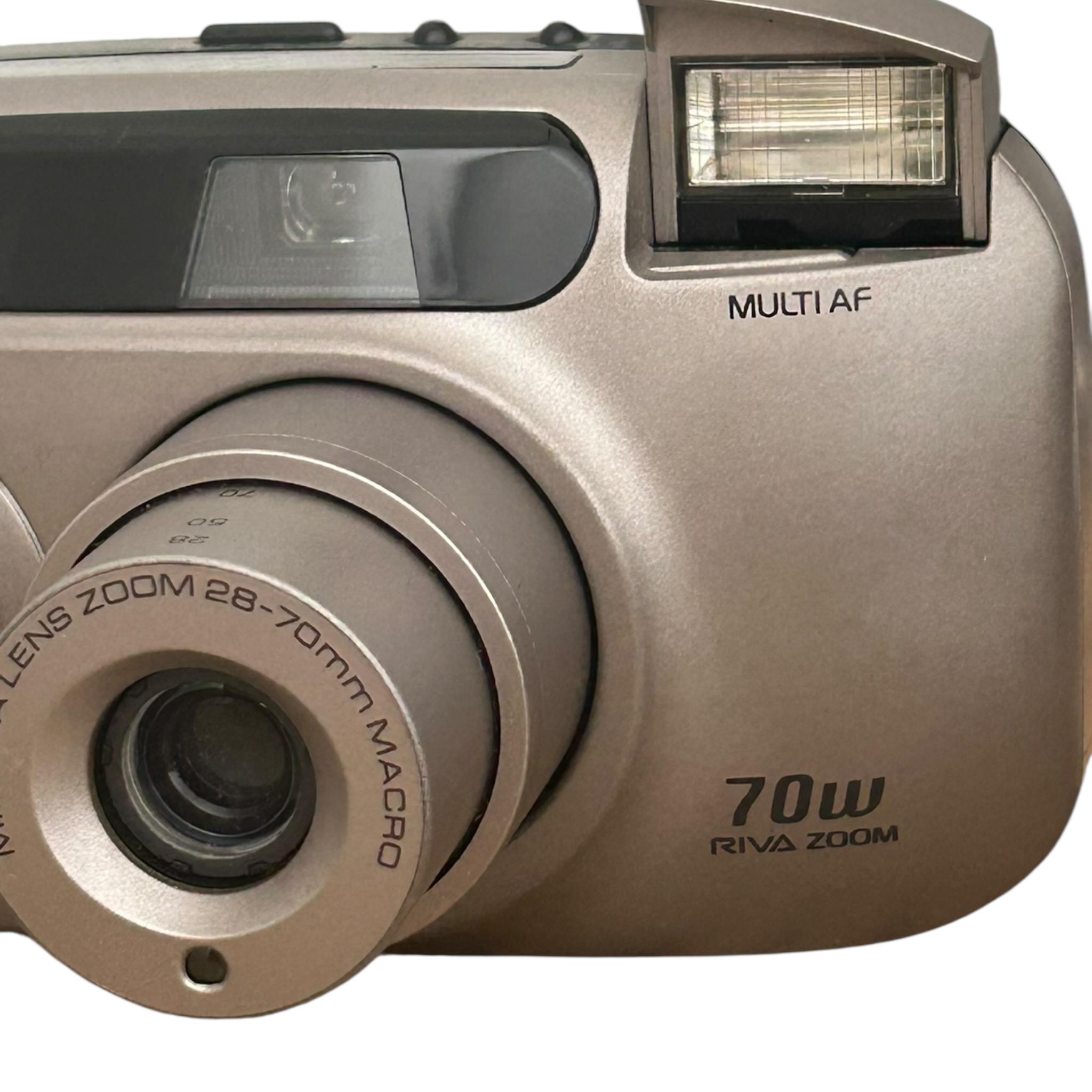 Vintage Minolta 70W Riva Zoom 35mm/ Point&shoot Film Camera