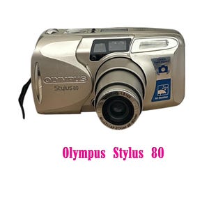 Vintage Olympus Stylus  Zoom 80 Gold 35mm/ Camera ,Analog