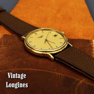 Vintage Longines  LA GRANDES CLASSIQUE  Quartz Wacth Swiss 6 Jewels  L 157.2 With real leather pouch