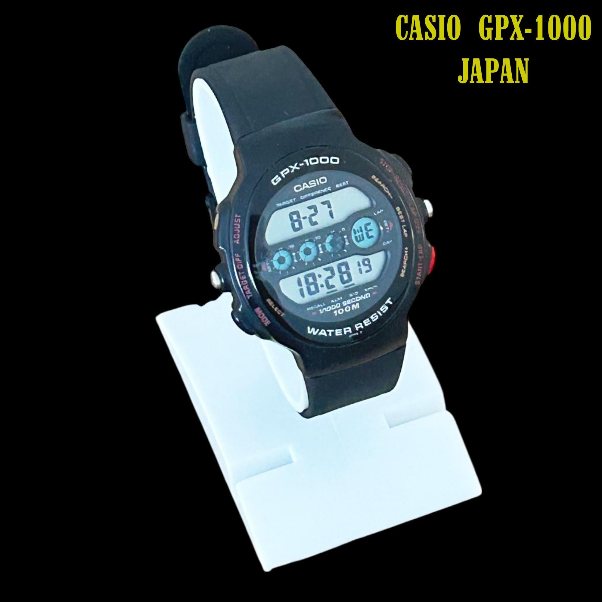 CASIO GPX-1000 デジタル腕時計 希少なヴィンテージ カシオ GPX-1000 デジタル腕時計 - コレクターズ