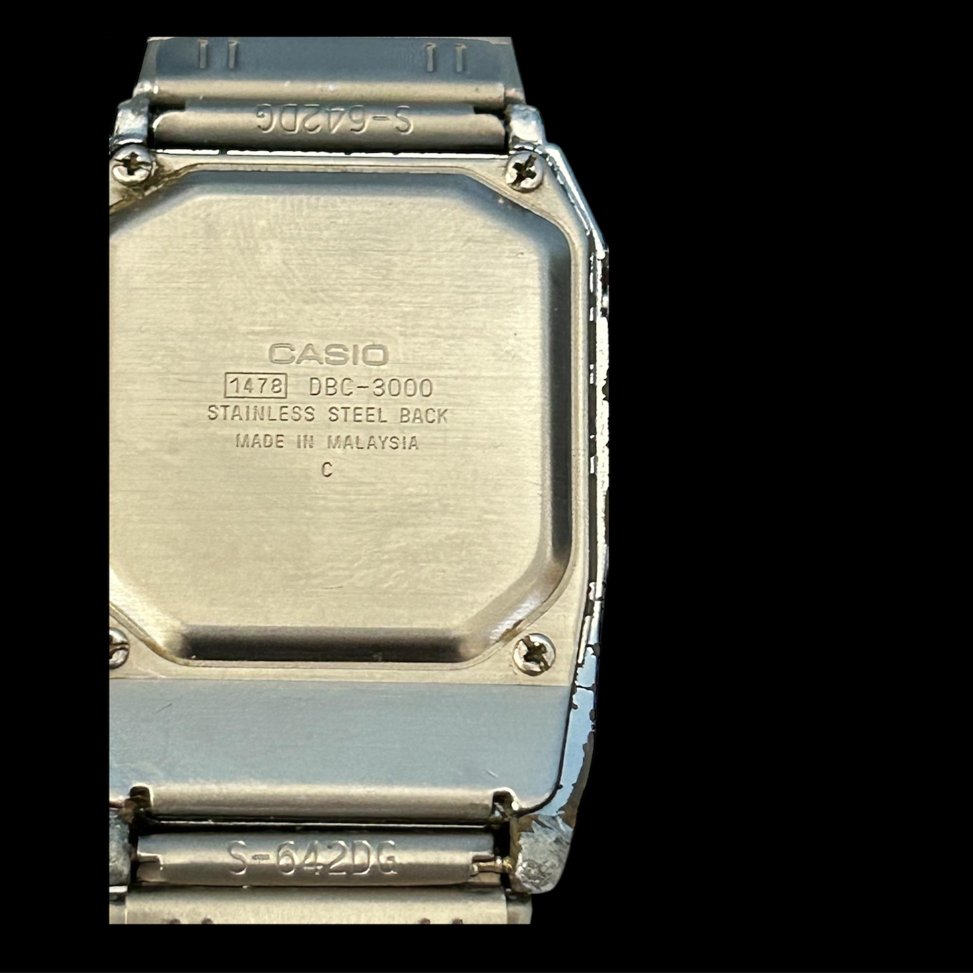 Casio DBC-3000 Mod; 1478, Collectible Watch, Analogue, Casio