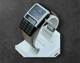 Vintage Casio ABC-30 Data Bank Watch: Digital Analog Calculator