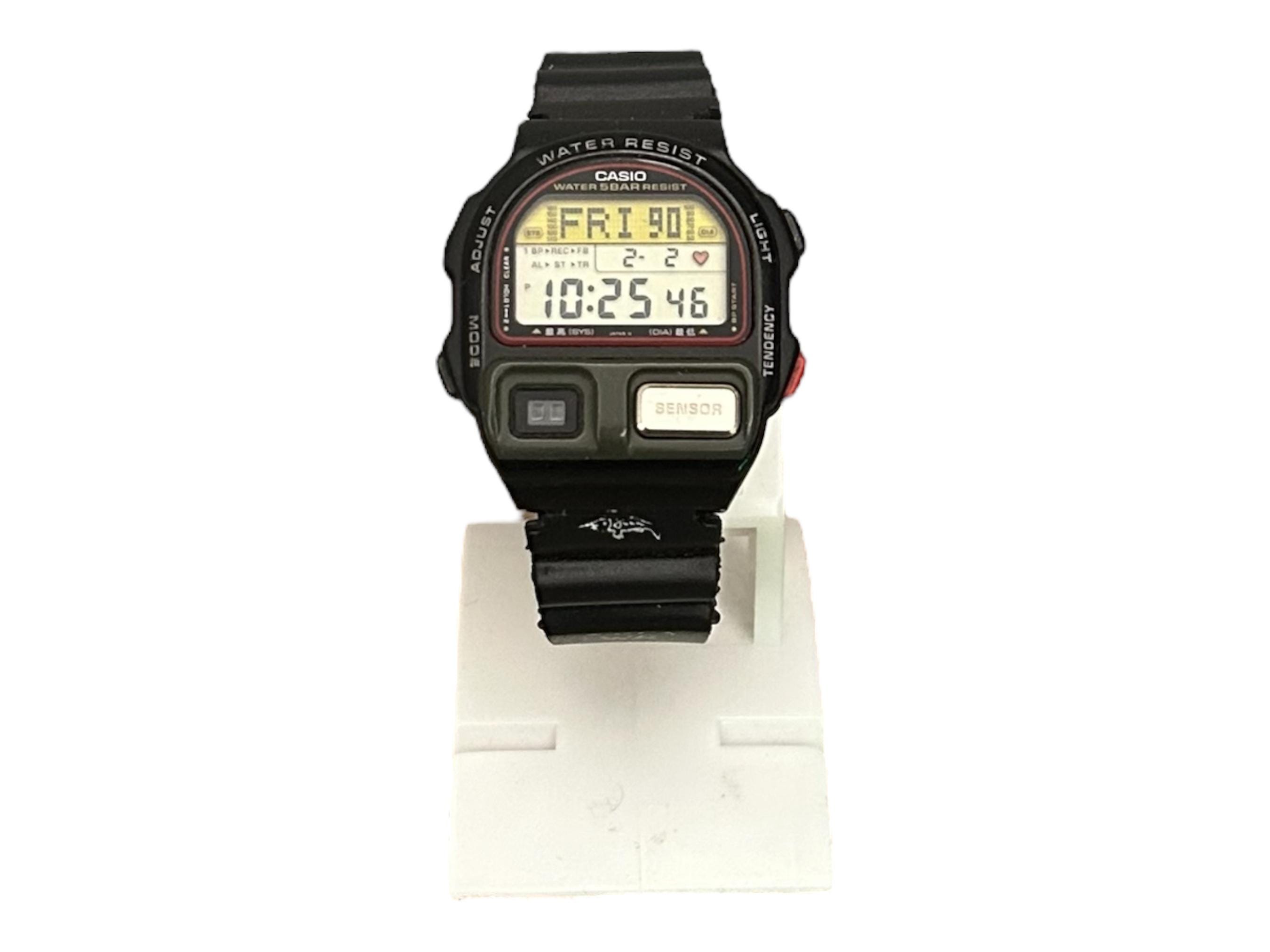 Vintage Casio Watch BP-100 Blood Pressure Monitor Made in Japan