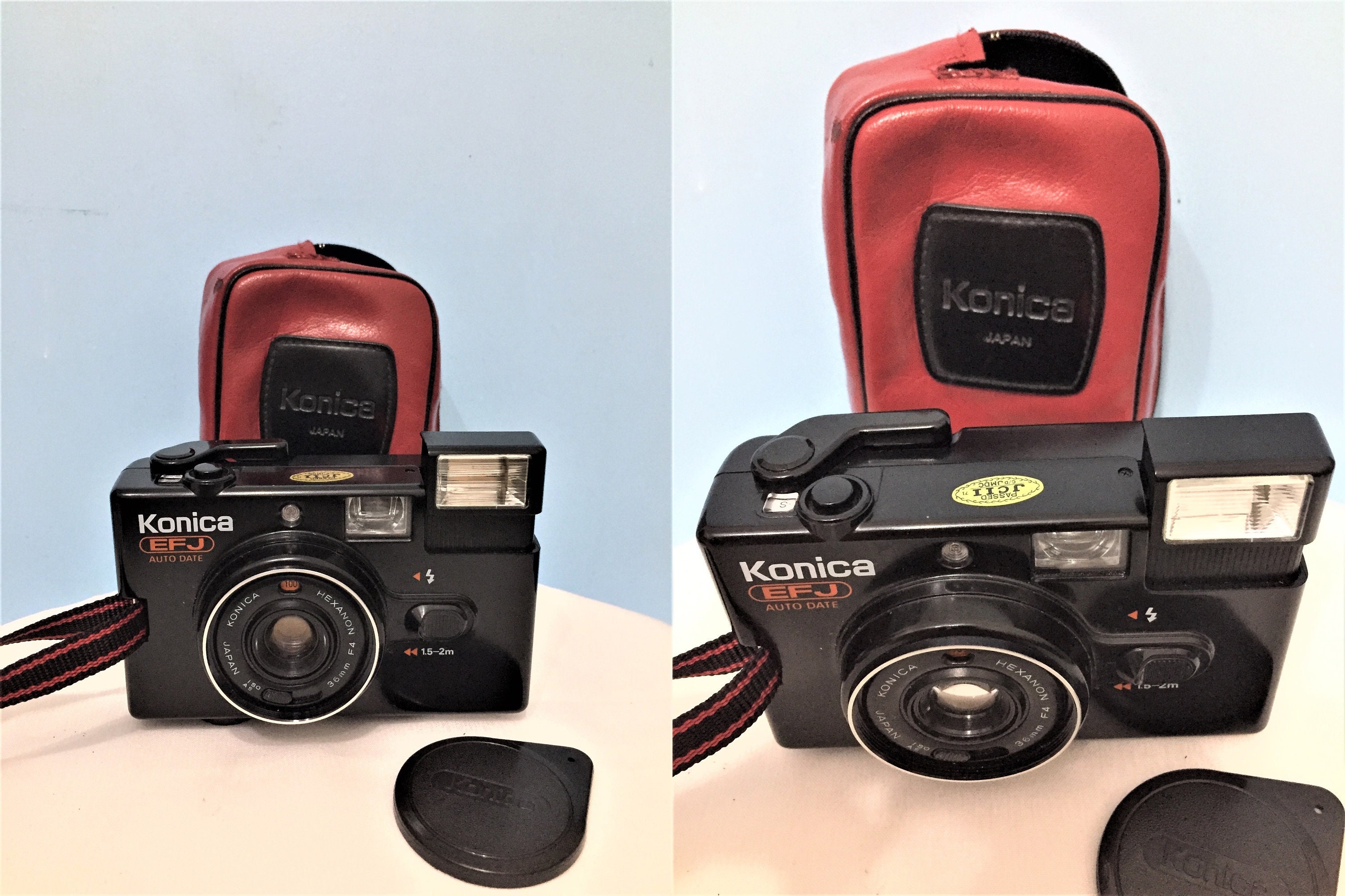 A65★良品★Konica フィルムカメラ EFJ AUTO DATE Konica EFJ Auto Date Compact 35mm Point and Shoot Film