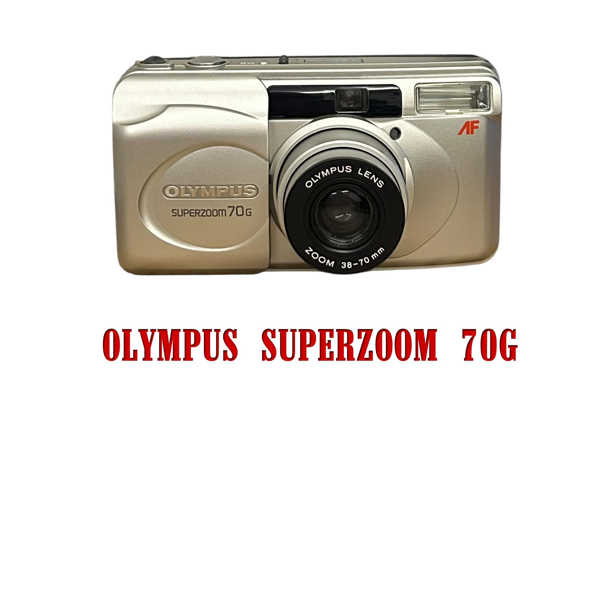 Olympus Superzoom 70G Point and Shoot 35mm Film Camera - Vintage