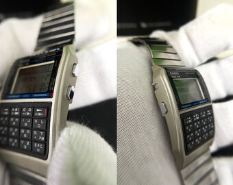 CASIO Vintage Data Bank DBX-112 Retro Watch /very Good Condition