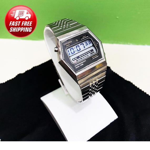 VERY RARE Citizen Dual Time Chronograph 59-1017/digital VERY RARE Citizen Dual Time Chronograph 59-1017/digital