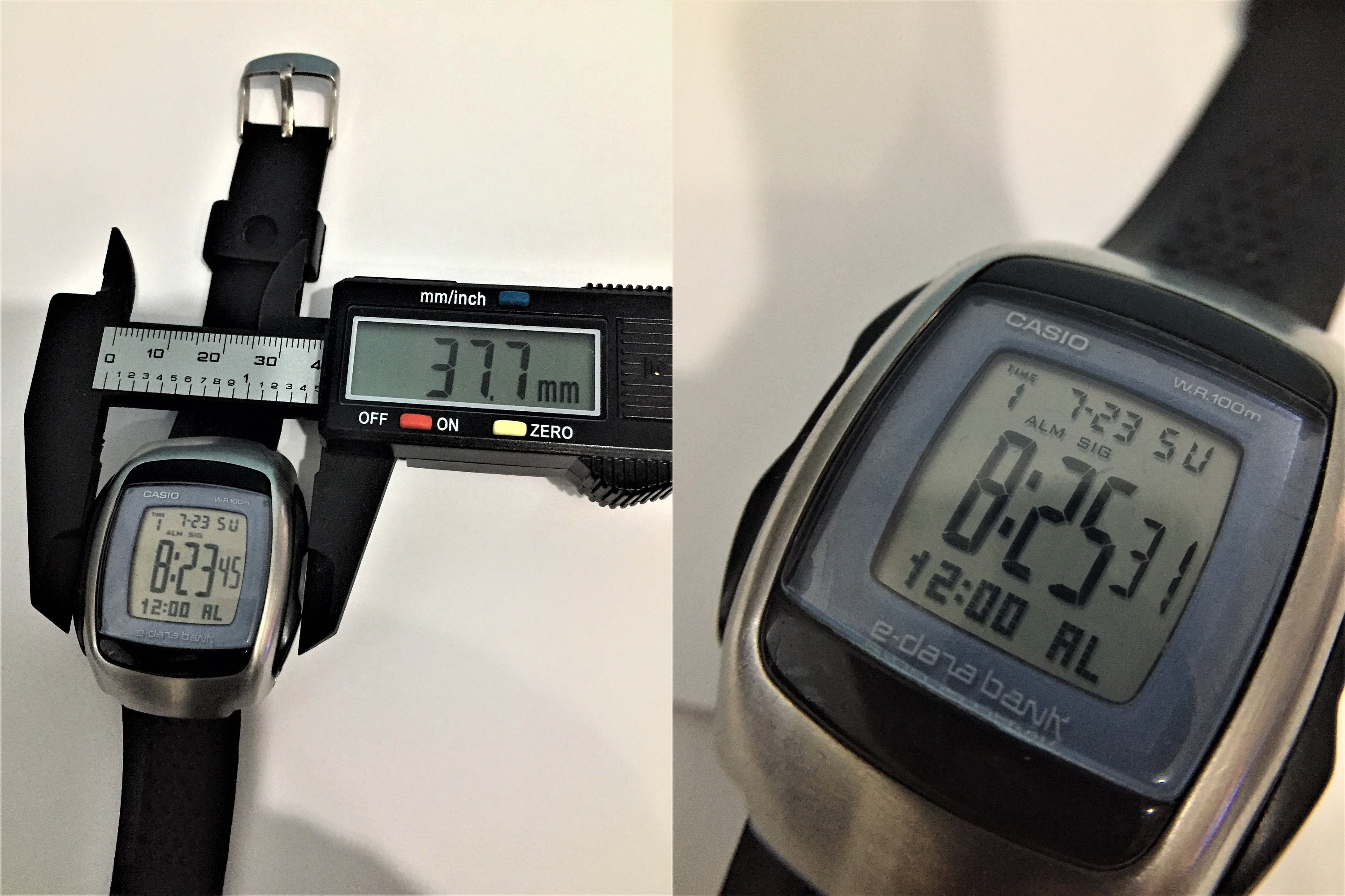 Casio EDB 100 Wrist Watch World Time E data Bank Module 2417