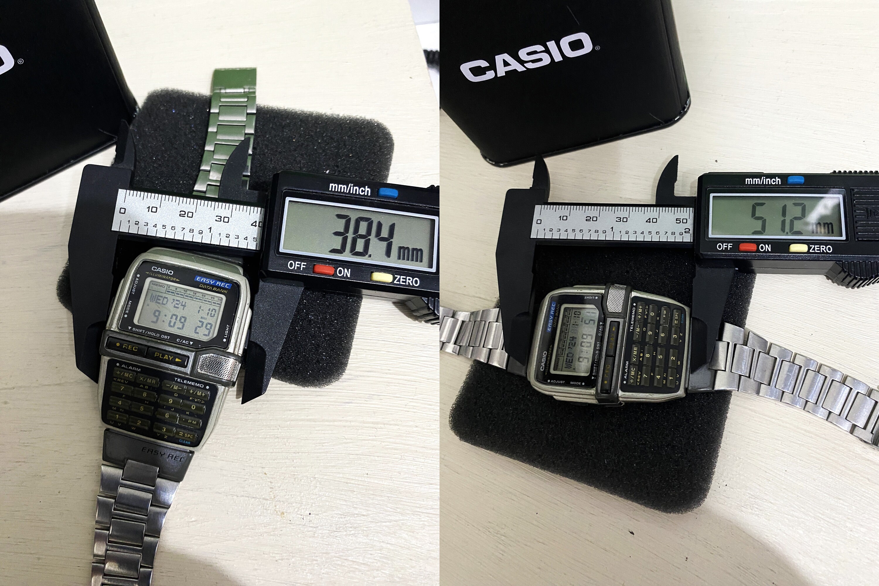 Casio DBC-V500 Easy Rec Data Bank Wrist Watch Telememo Calculator Casio  Original Tin Box Very Good Condition Made in Korea Mod: 1591 - Etsy Hong  Kong