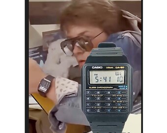 カシオ CA-50 電卓付き腕時計、ヴィンテージ カシオ 型番: 437 - Etsy 日本