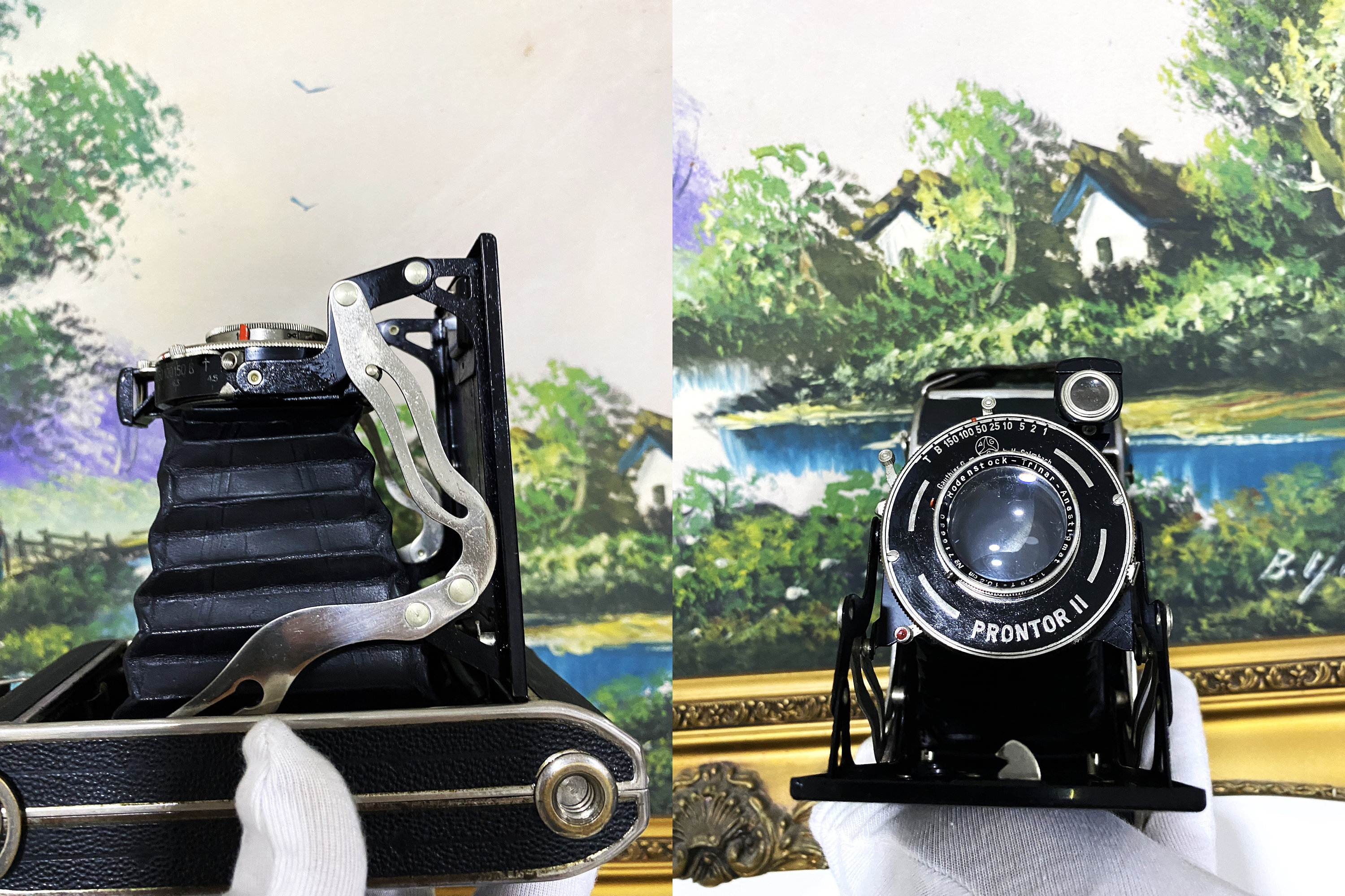 Antique Wirgin Folding Prontor II / 1930s Collectible Vintage