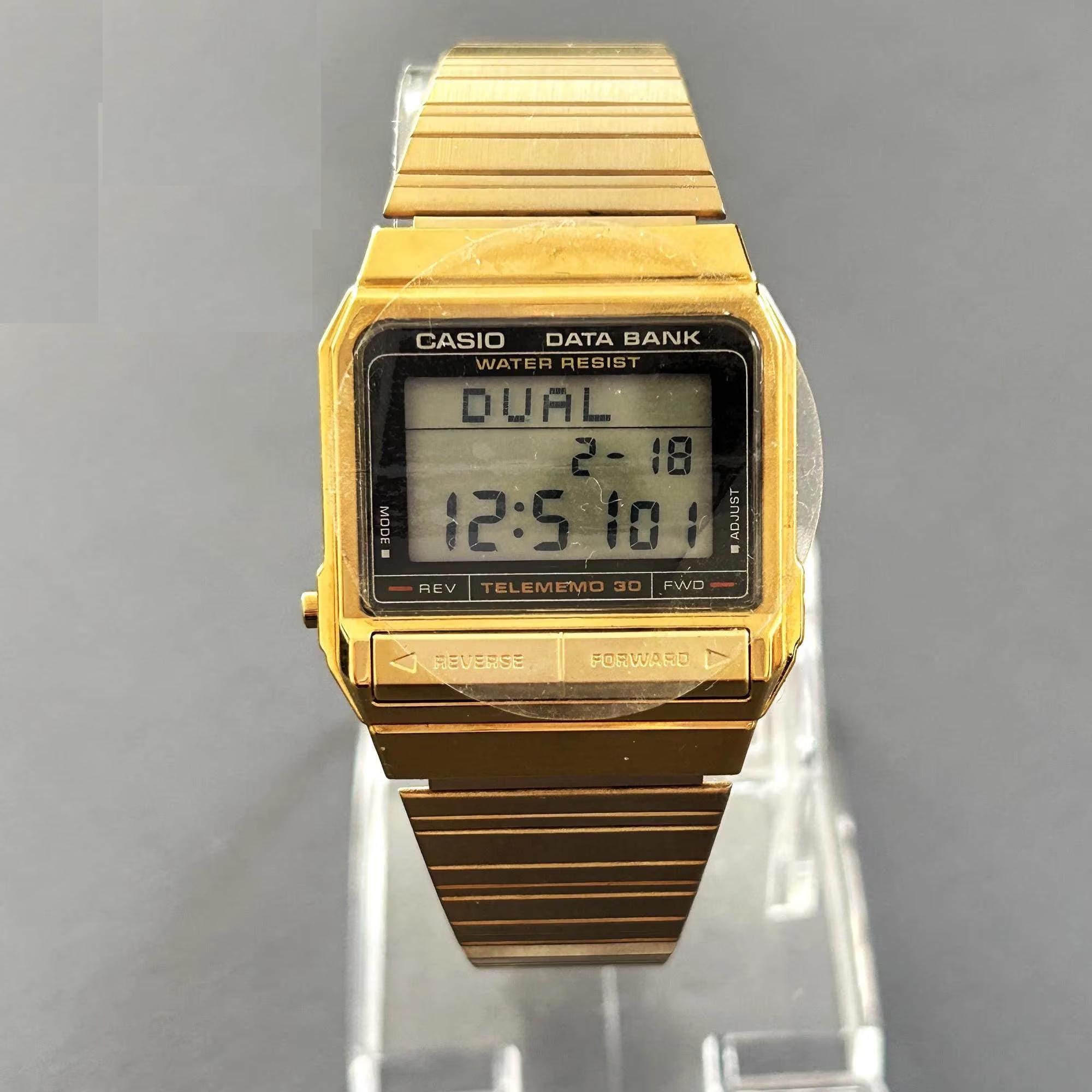 新品未使用】casio ヴィンテージ 腕時計 DB-560G データバンク