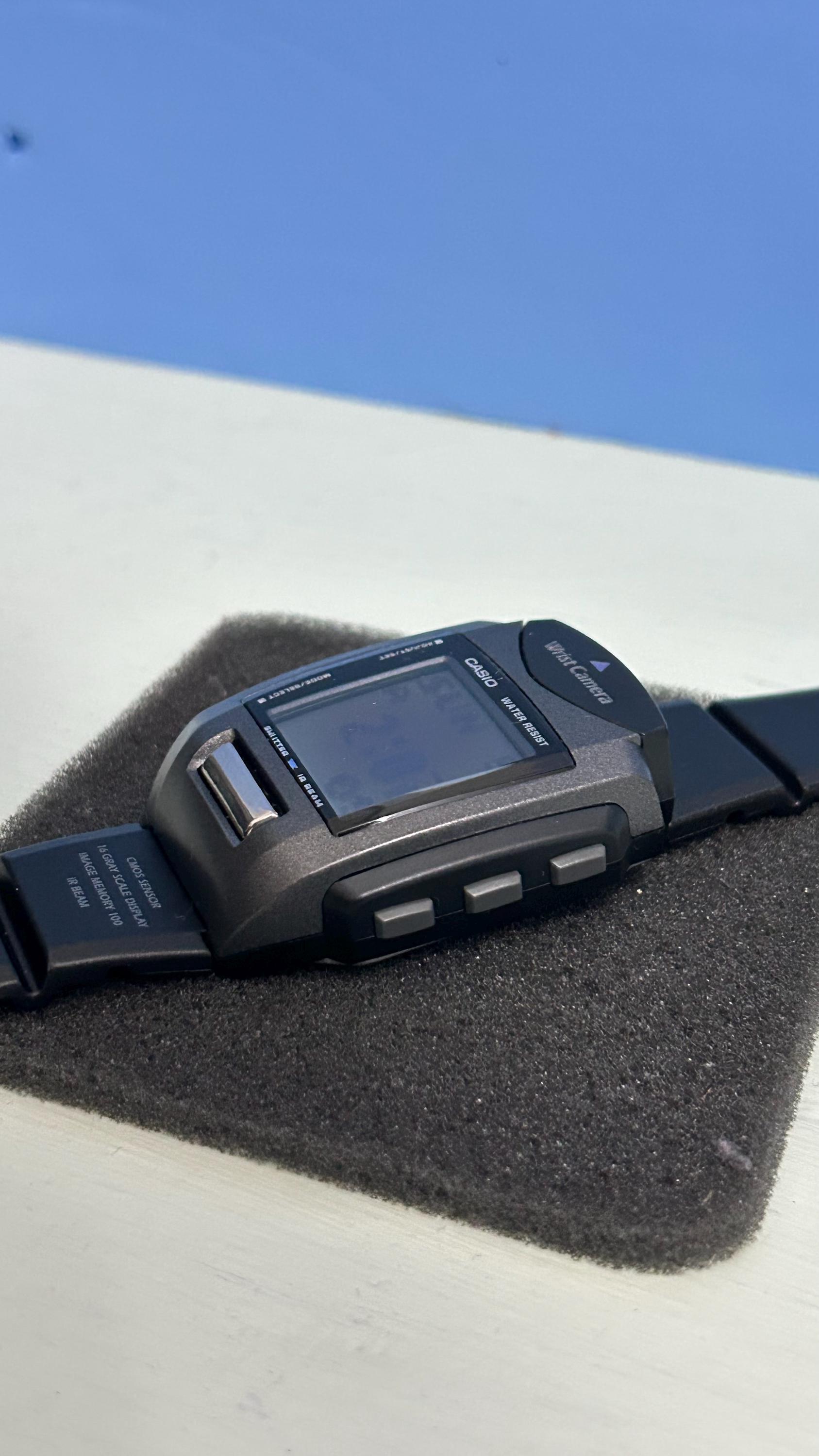 t*e様 CASIO Wrist Camera　2220✻JA VINTAGE CASIO WRIST CAMERA 2220 WQV-1 JAPAN WATCH NOT
