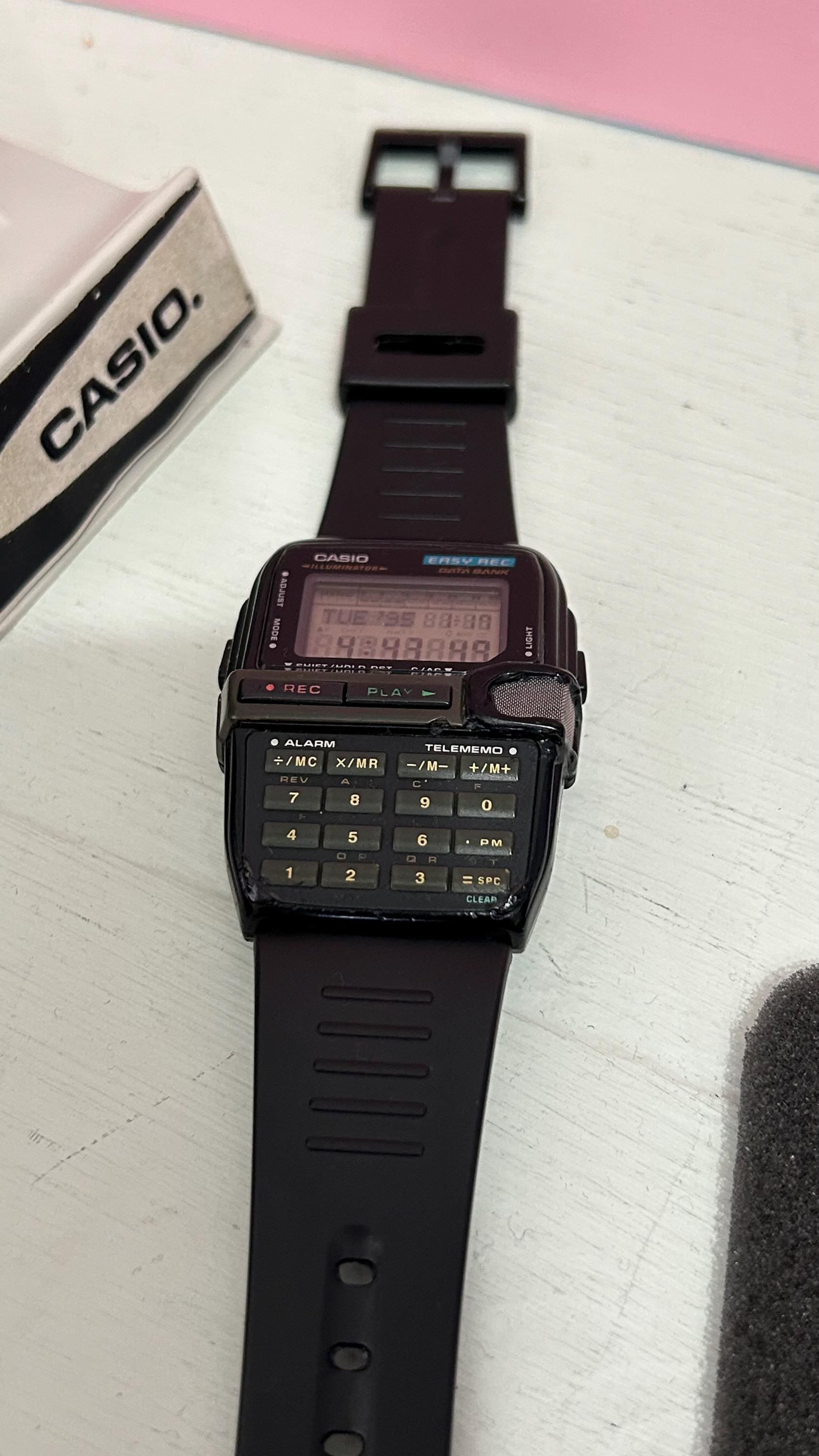 Vintage Casio Easy REC Data Bank Watch DBC-V50 - Etsy