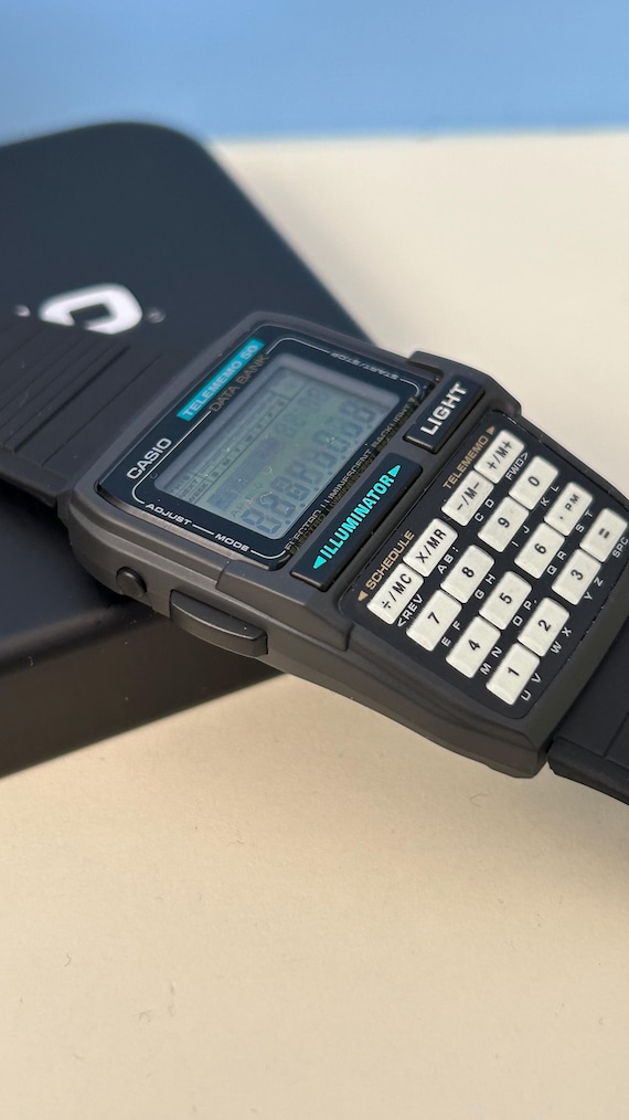 Vintage Nos Casio Dbc-63 Micro Cosmos Telememo 50 Databank