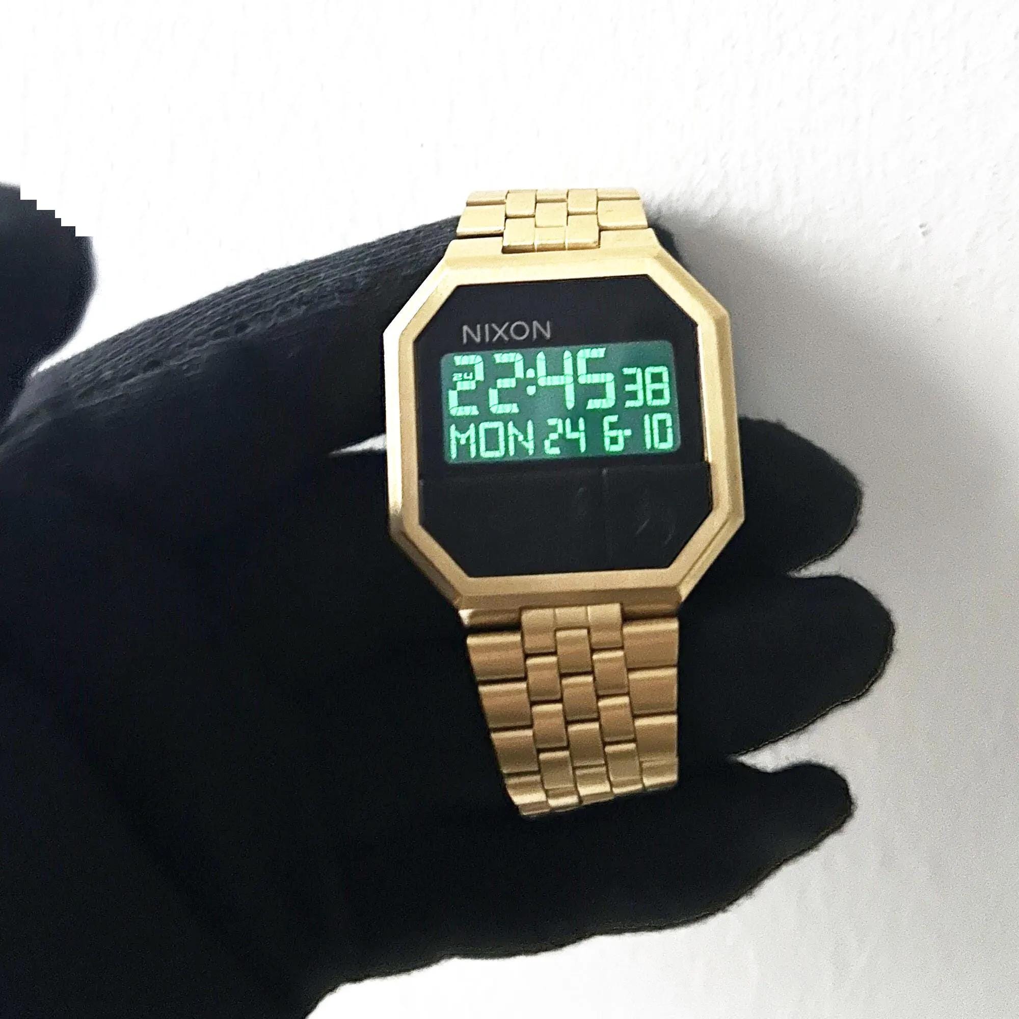 NIXON RE-RUN デジタル時計 ローズゴールド Re-Run Watch | All Gold | Digital – Nixon US