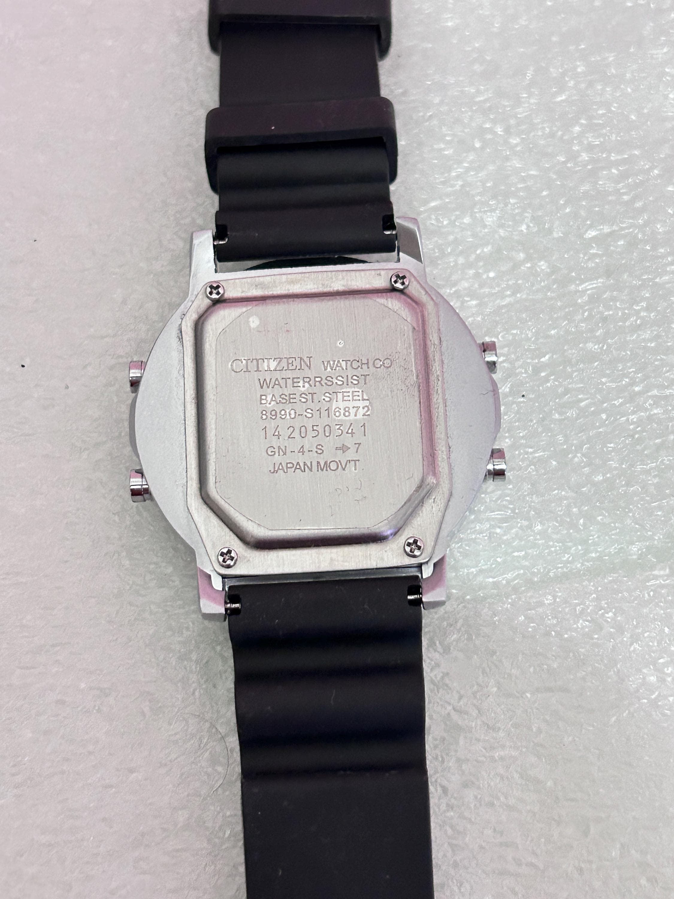 RARE Citizen Ana Digi Temp Quartz Digital Men's Watch RARE Citizen Ana Digi Temp Quartz Digital Men's Watch