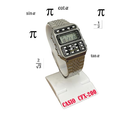 RARE Vintage Casio CFX 200 Calculator Watch Mod:197 Japan - Etsy