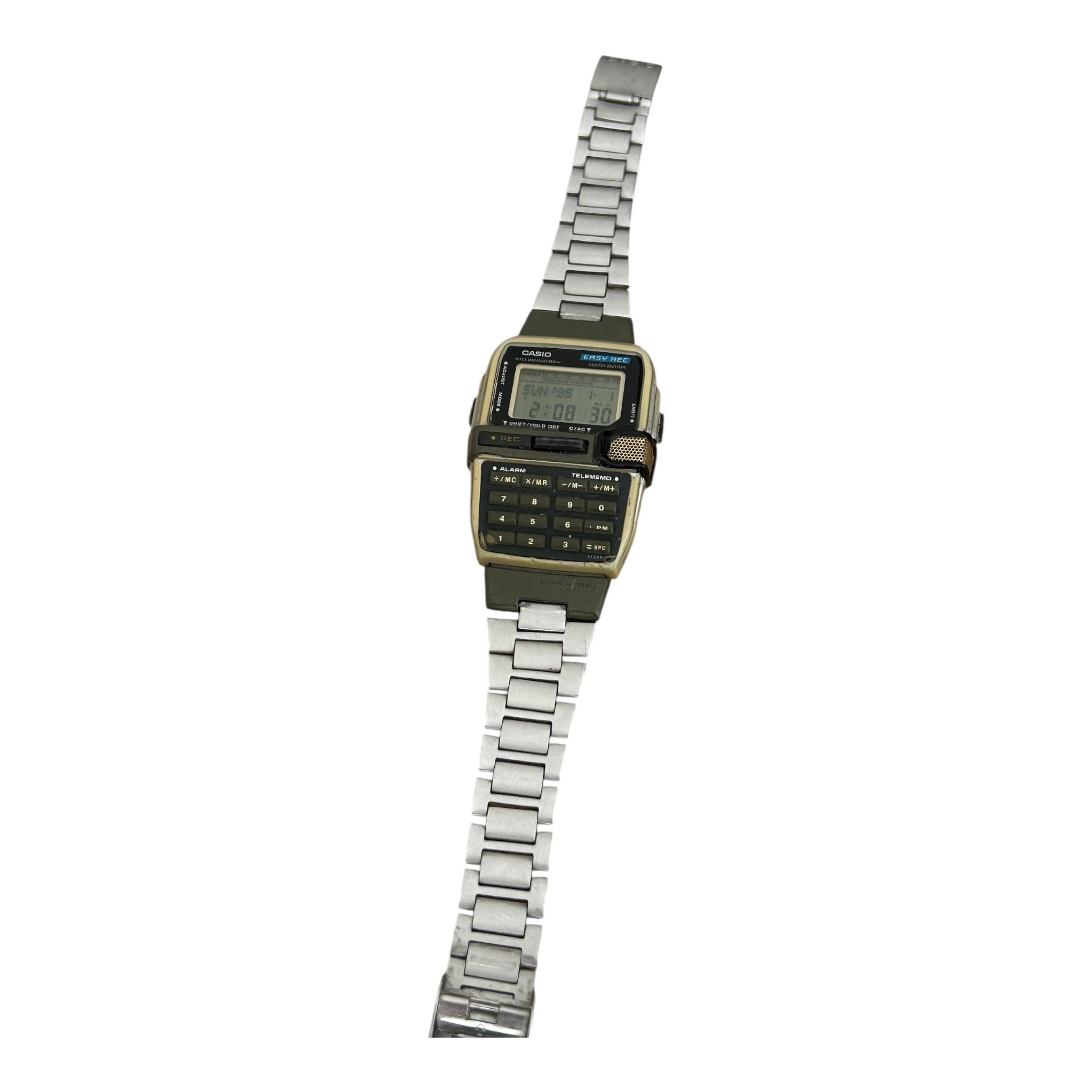 Vintage Casio DBC-V50 Easy Rec Data Bank Wrist Watch Calculator