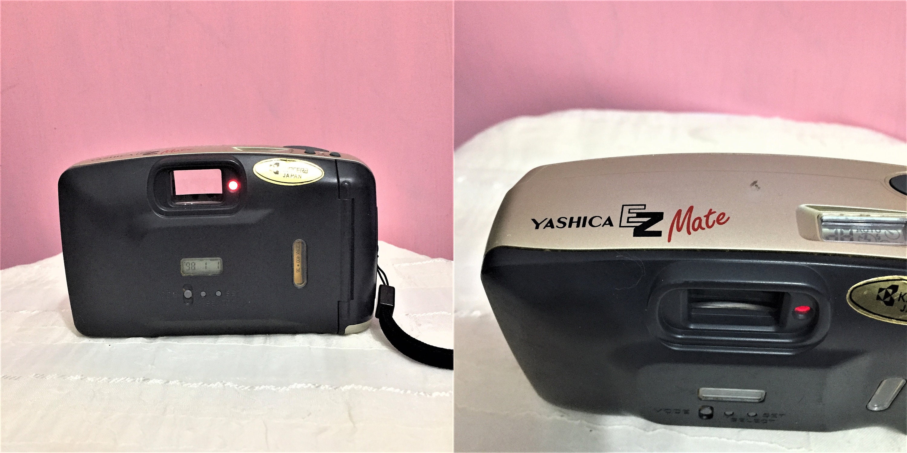 Yashica EZ Mate DATE 35 Mm Vintage Camera/ With Battery