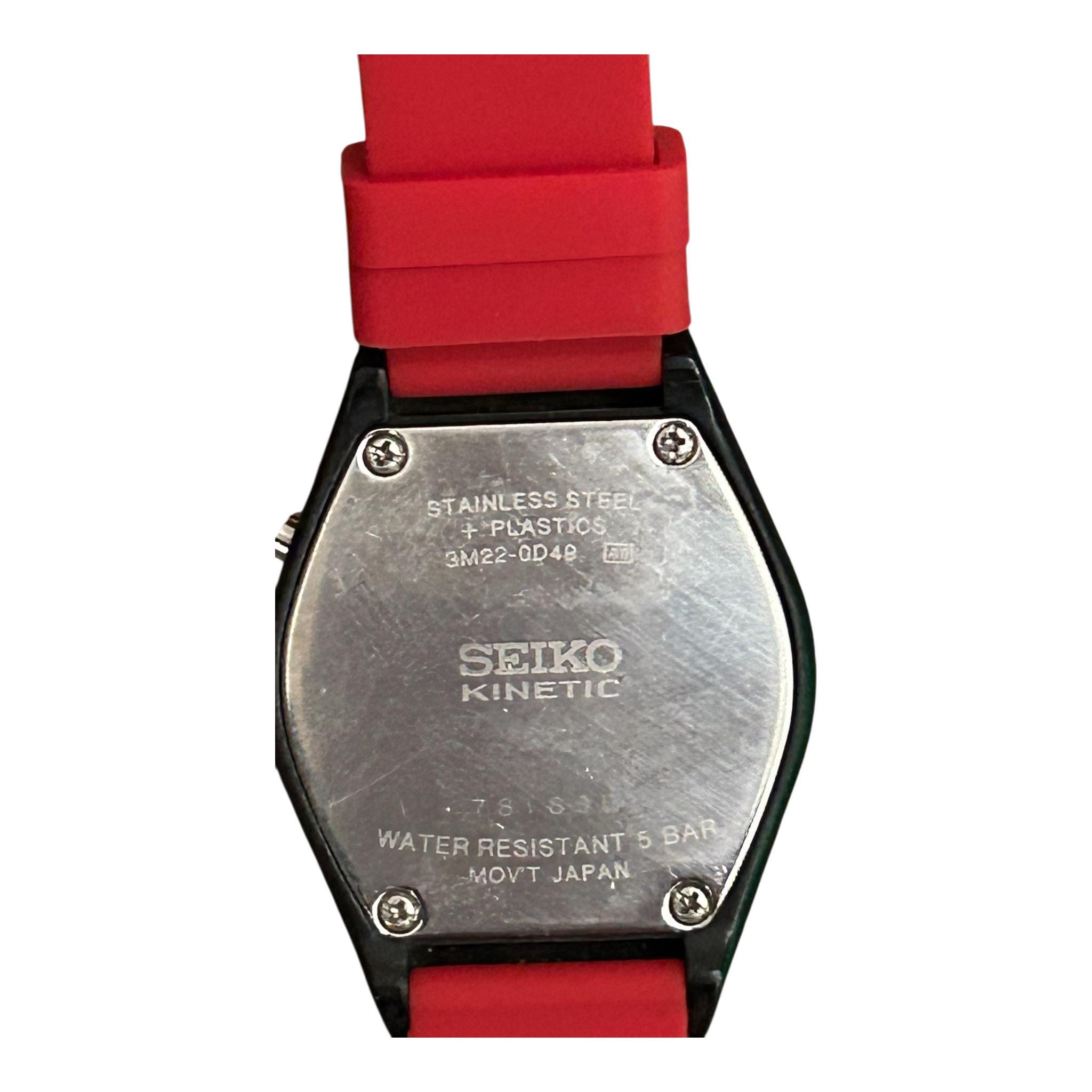 Vintage Seiko Kinetic 3M22-0D40 Watch Japan, Mens Gift, Garmin