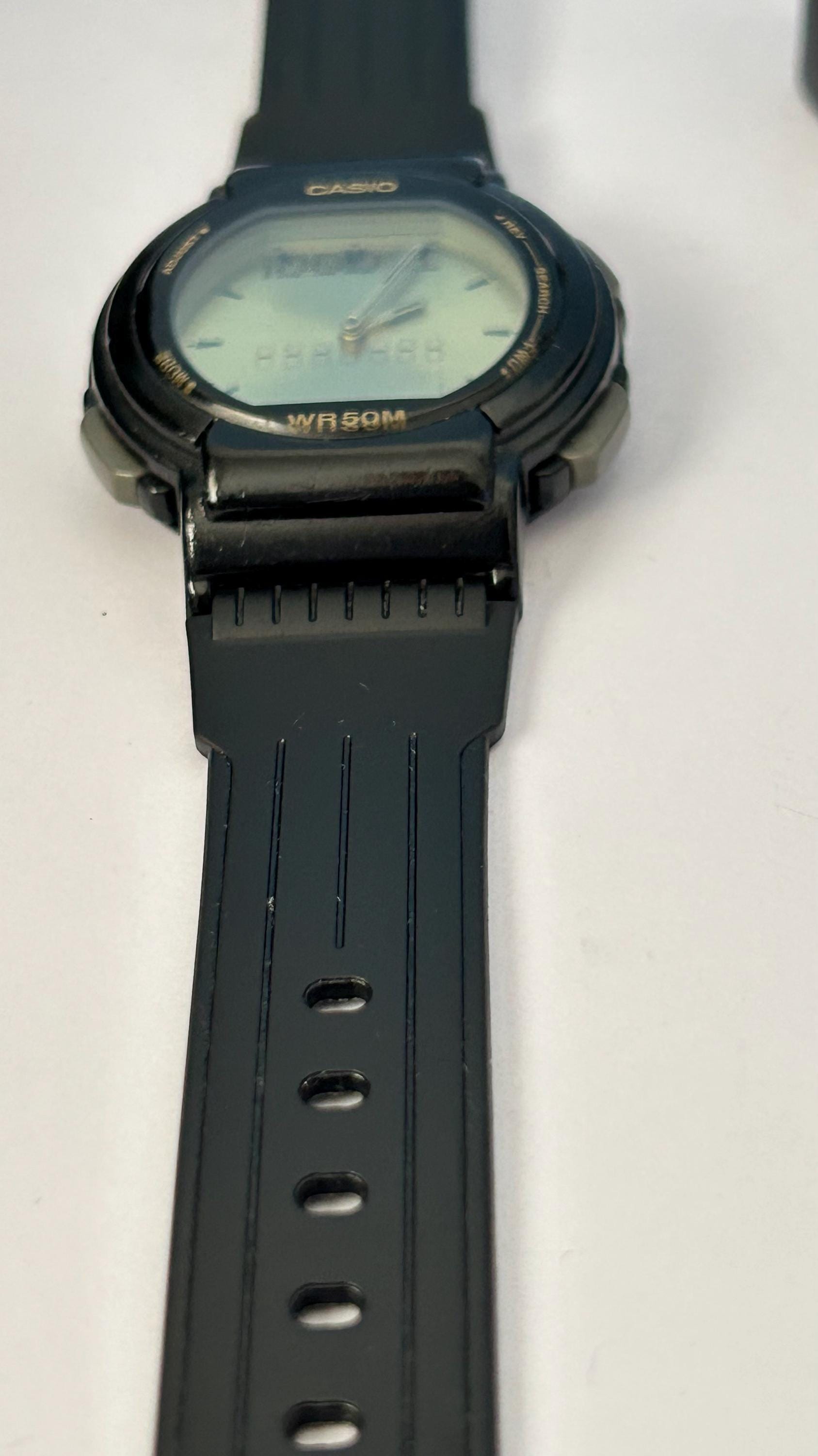 Casio Twincept Abx 52, Military, Retro, Watch, Casio Watch Men