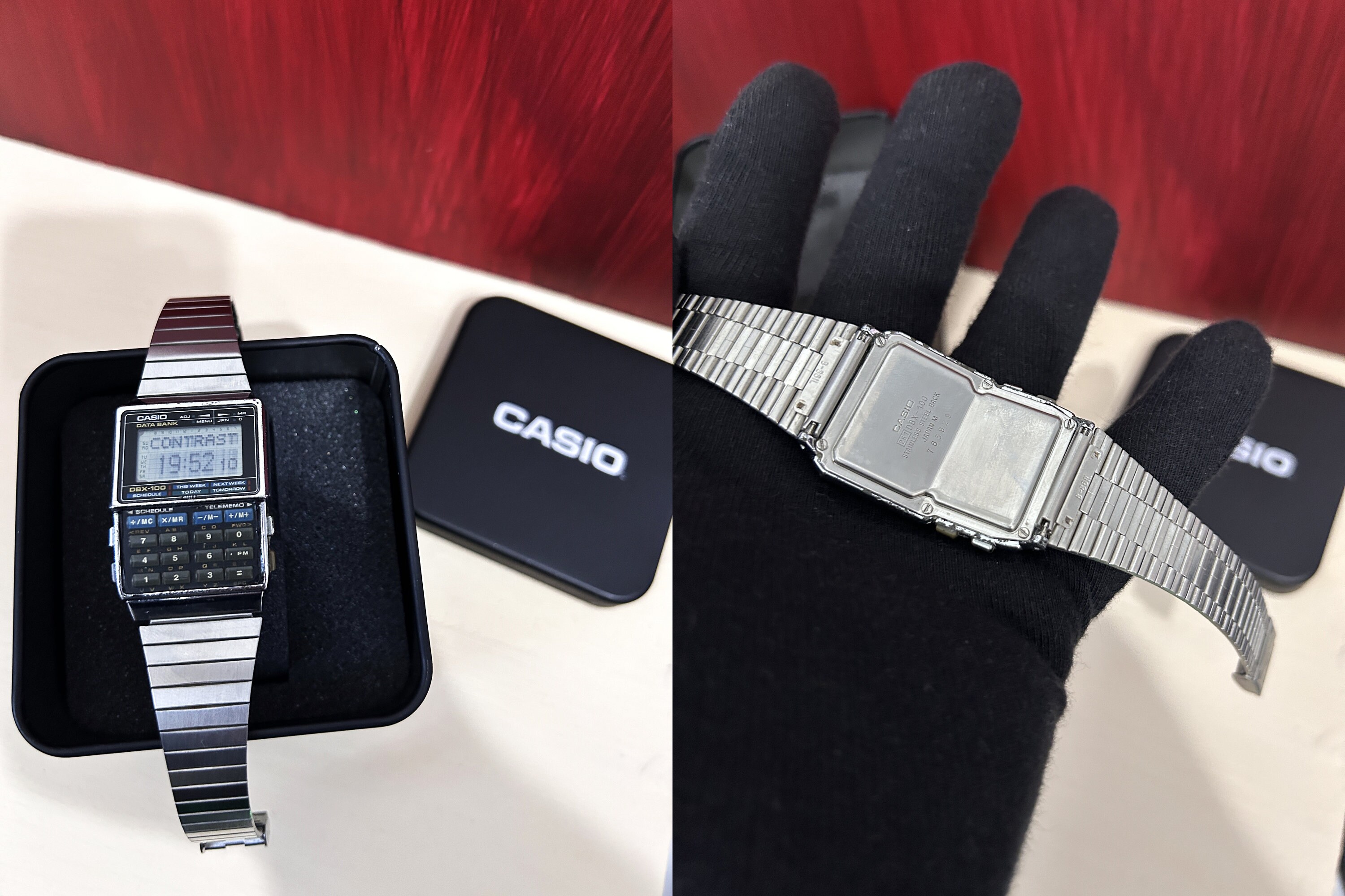 CASIO DBX-100 メンズ データバンク 腕時計 日本製品 CASIO - DBX-100 - Databank - Vintage Digital Watch - Digital