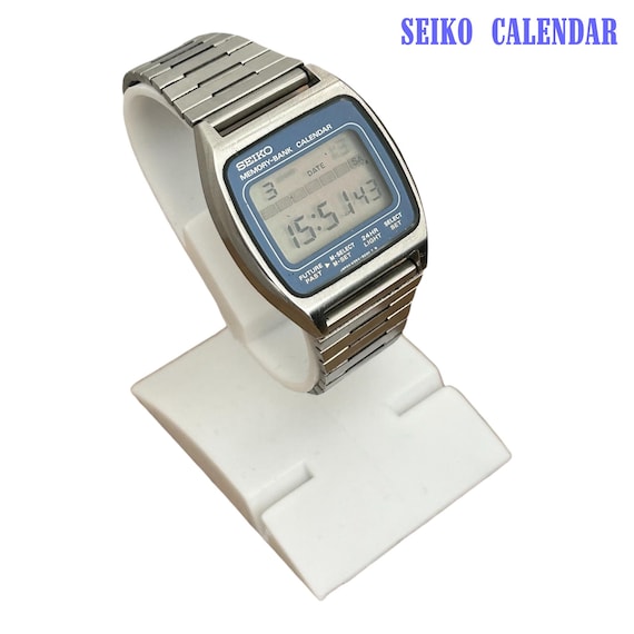 ULTRA RARE Vintage Seiko M354-5020 Lcd Menswatch, Memory Bank ULTRA RARE Vintage Seiko M354-5020 Lcd Menswatch, Memory Bank