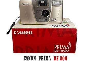 Unused Vintage Canon Prima BF-800 35mm Film Camera, Retro Point
