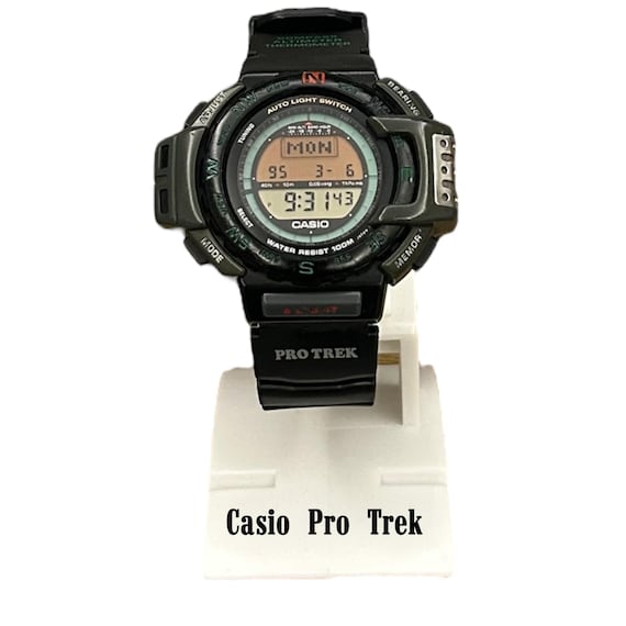 Vintage Men Casio PRT Pro Prt-40 / Modüle 1470 TEK/ Watch Triple