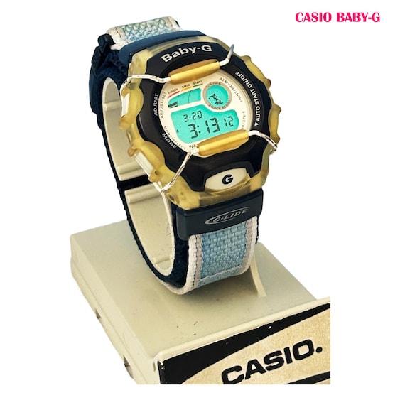 Vintage 1997 Casio Baby-g/  G Shock Watch BGX-132 / İn very good condition/ Quality Original  Belt Beautiful  Wristwatch