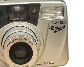 Vintage Kyocera Yashica EZ Zoom Film Camera - 38-70mm Lens Point