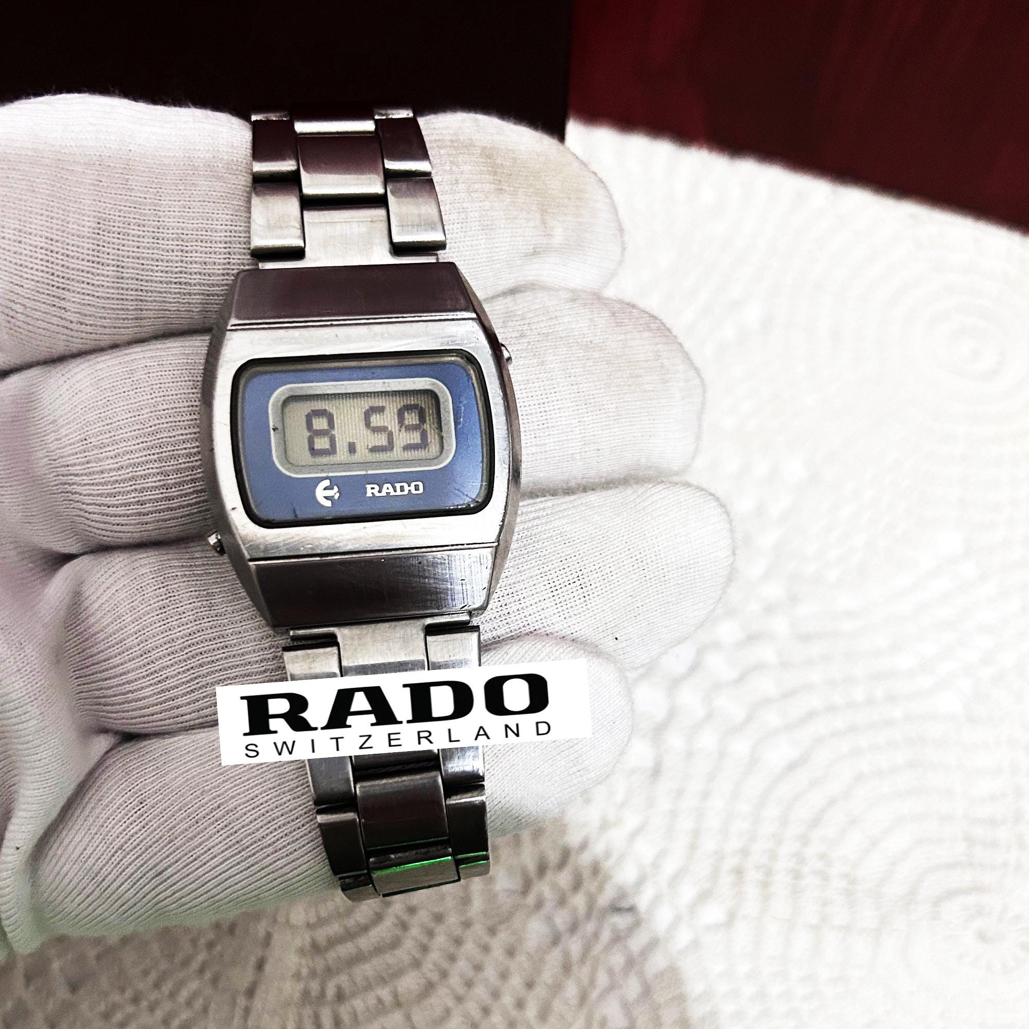RADO アンティーク 腕時計 Rado Lcd Digital Rare Vintage Watch 1970s Very Rare Collectible
