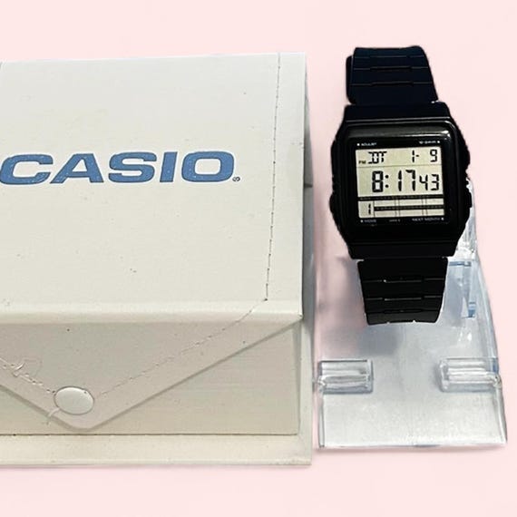 超レアなヴィンテージ カシオ W-49 カレンダーメモ メンズ 1980年代