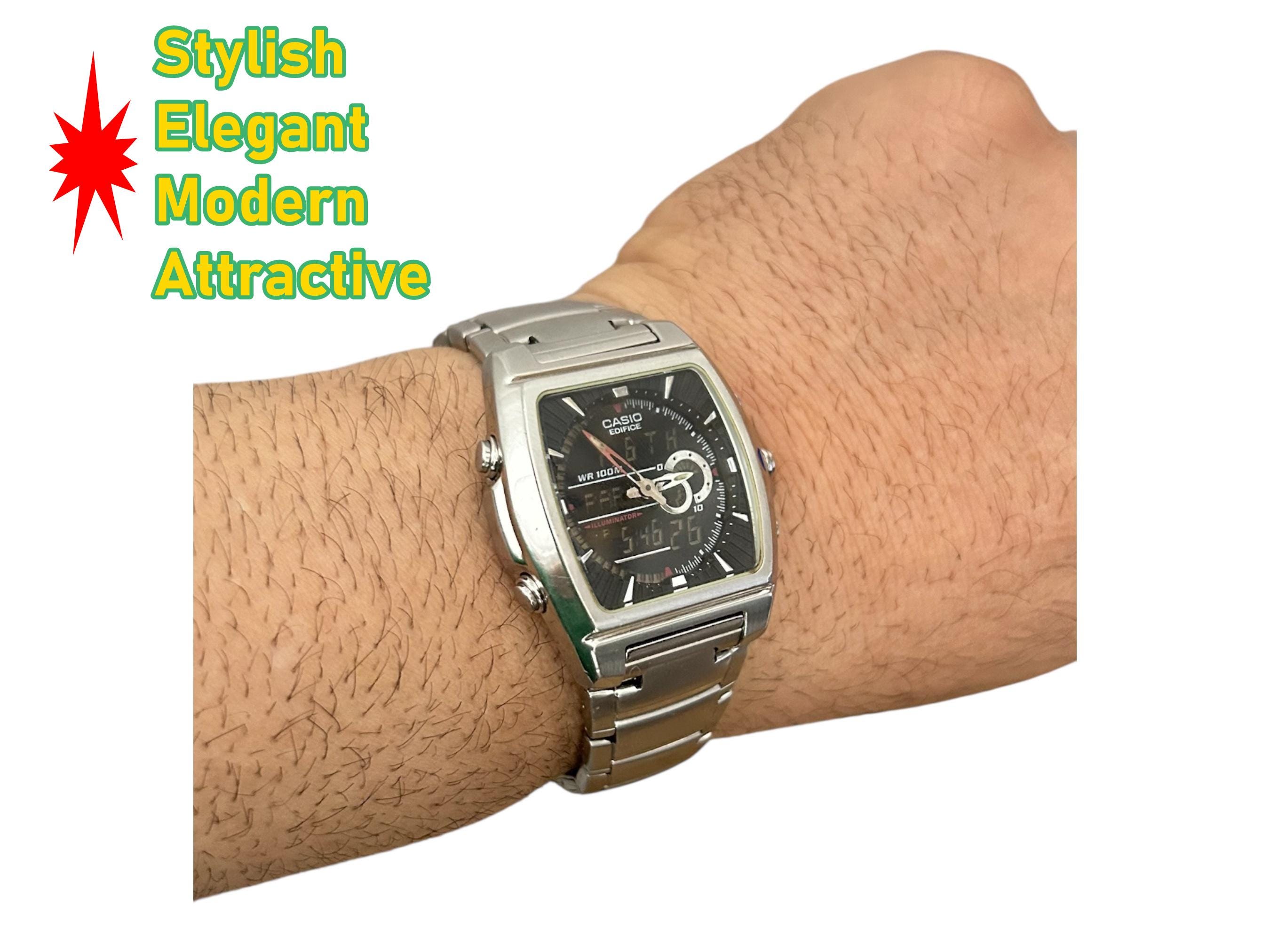 Casio Watch Efa-120 Analog, Digital: Ana-digi Edifice, Fast