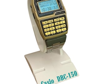 Casio Dbc-150 Data Bank 150 Vintage Case / Module 1477/ Calculator