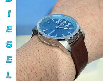 Men Diesel Dz-1512 Watch Classic Vintage Style /unused Genuine