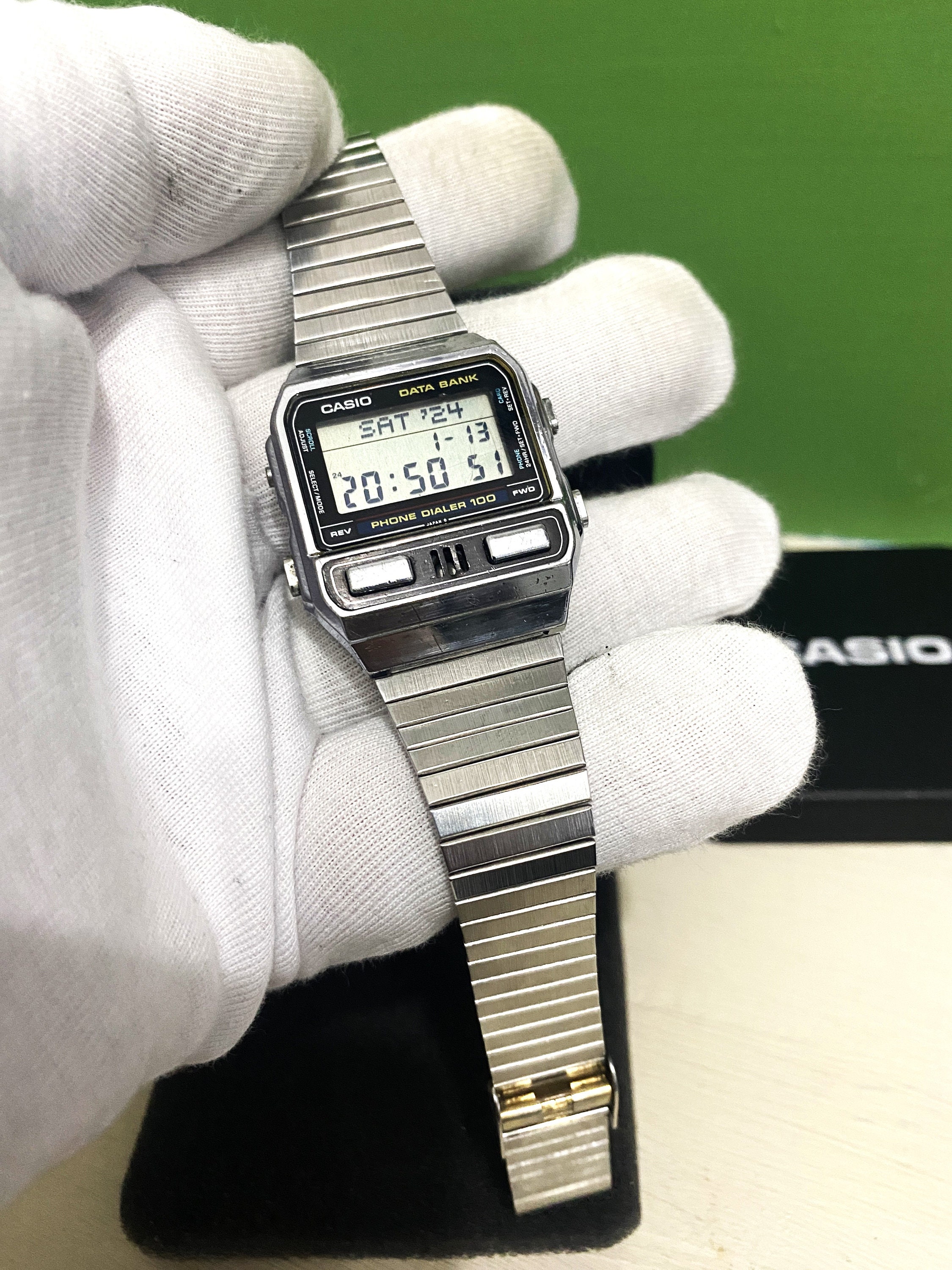 Data Bank Casio DBA-910 VERY RARE/ Phone Dialer Japan Men Data Bank Casio DBA-910 VERY RARE/ Phone Dialer Japan Men
