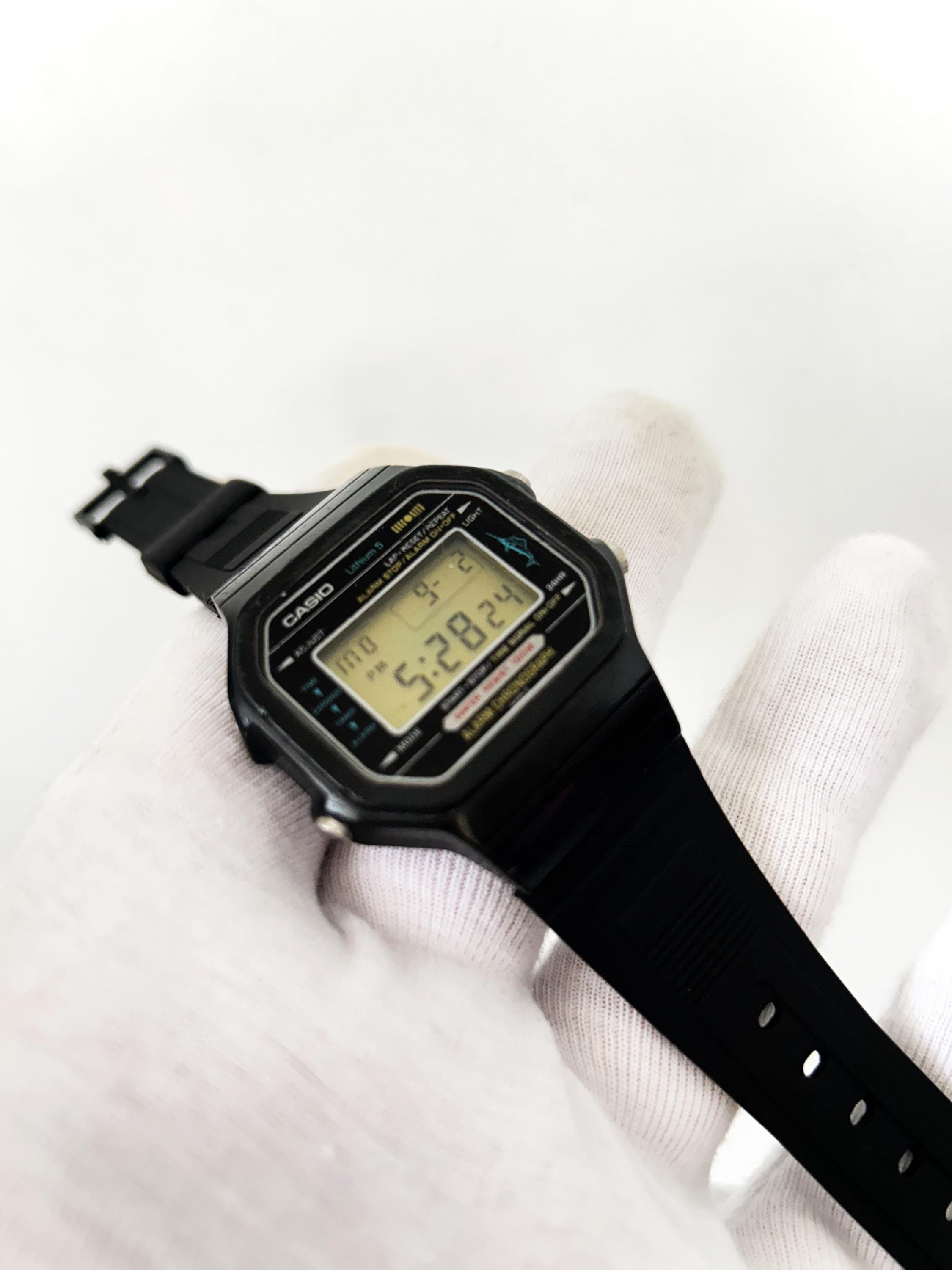 Very Rare 1980s Vintage CASIO H110 (106) MARLIN Japan H Very Rare 1980s Vintage CASIO H110 (106) MARLIN Japan H