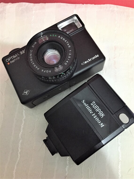 Vintage Agfa Optima 335/ Sensor Compact 35mm/ 1980s Film Camera