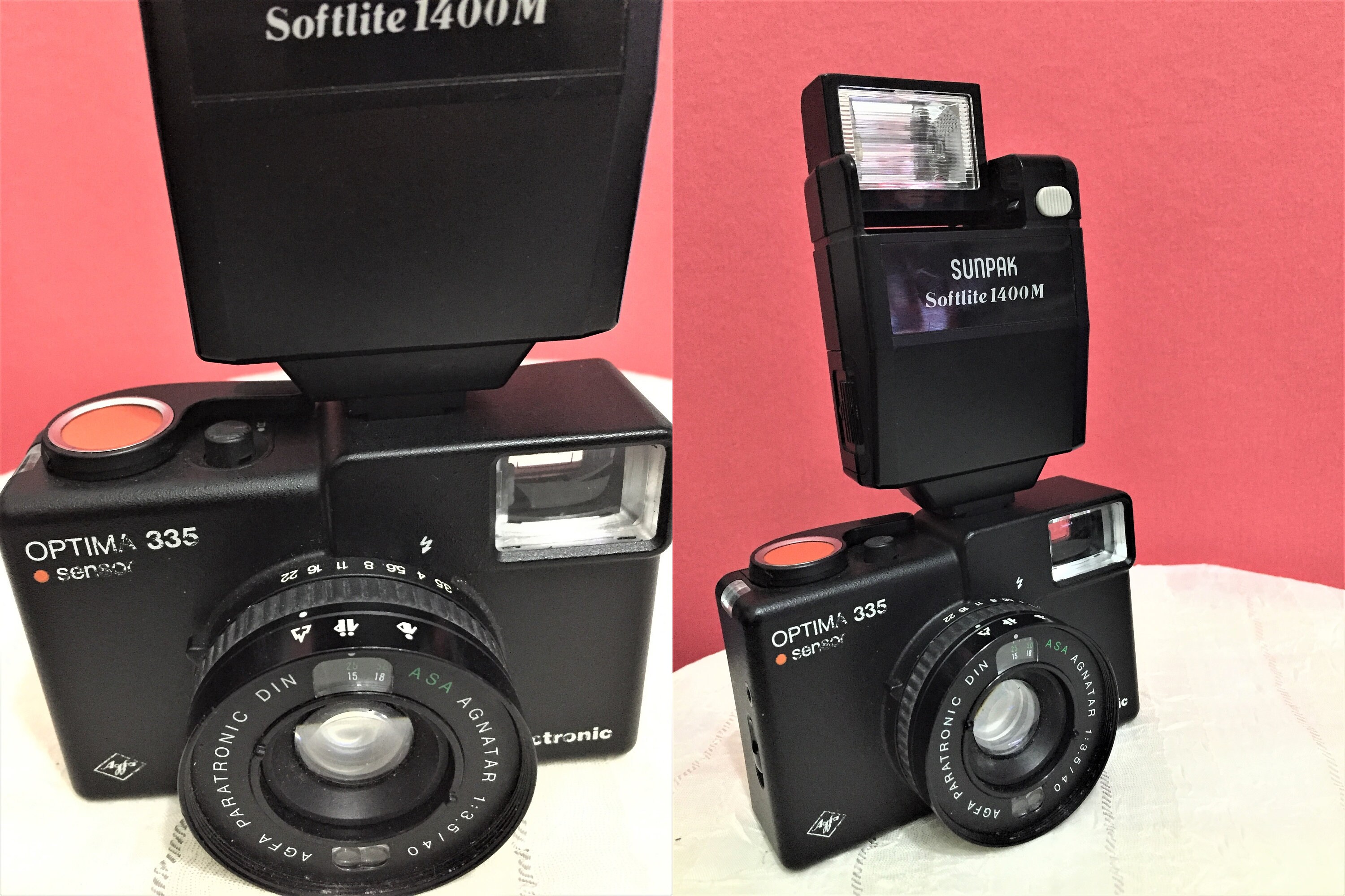 Vintage Agfa Optima 335/ Sensor Compact 35mm/ 1980s Film Camera