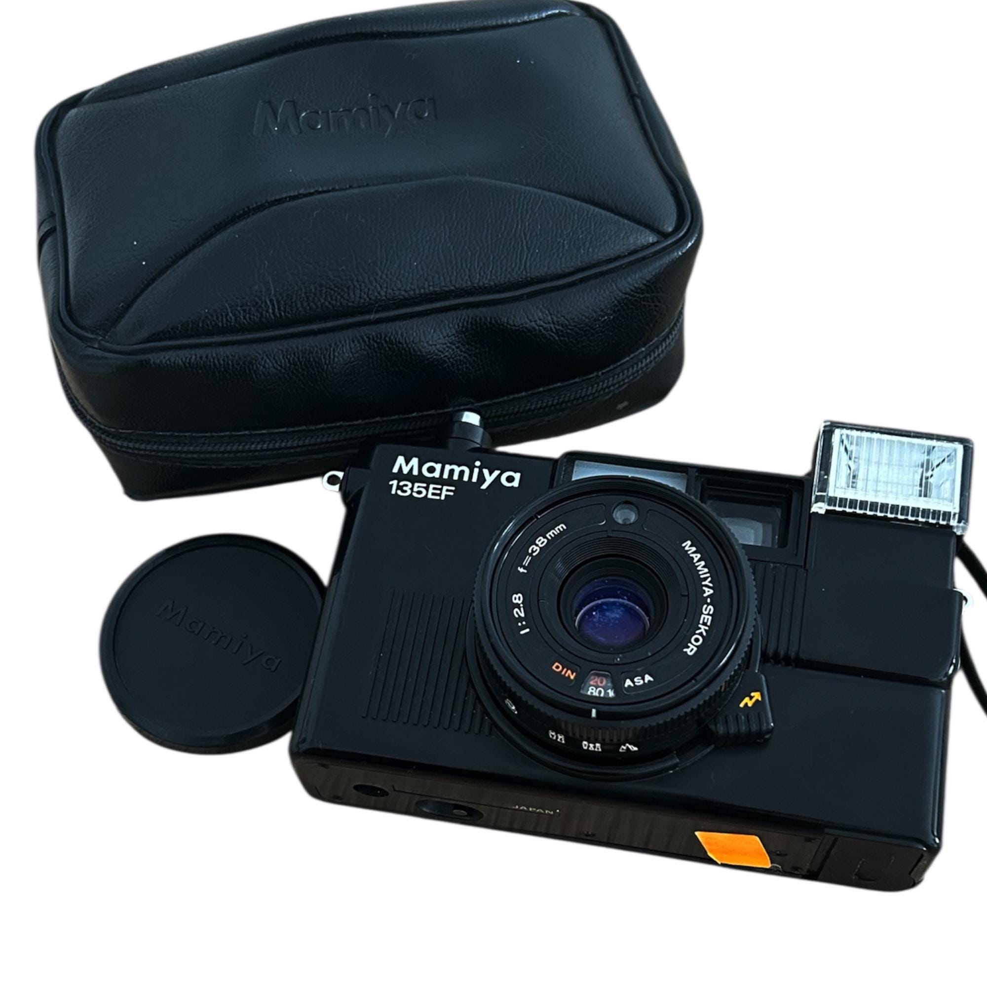 Vintage Mamiya 135 EF Film Camera: 35mm, Original Case & Battery