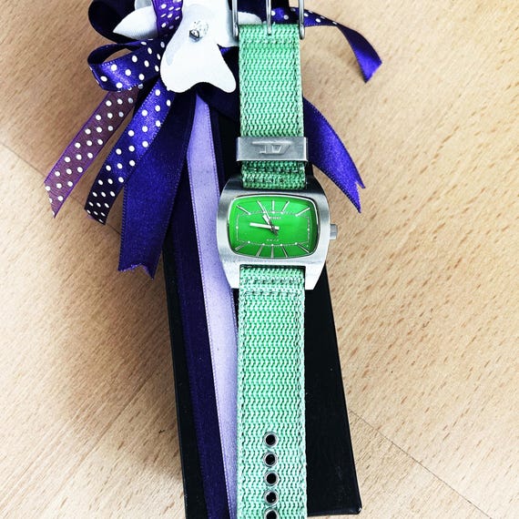 For Women Diesel DZ-2120 Ladies Wristwatch Retro Stainless Stell