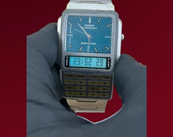 RARE Vintage Casio ABC-31 Calculator Watch - Digital Data Bank. 1980s Calculator Japan